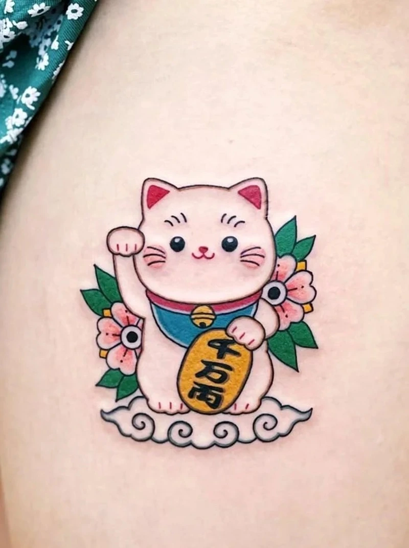 Tattoo mini phong thủy dễ thương mini