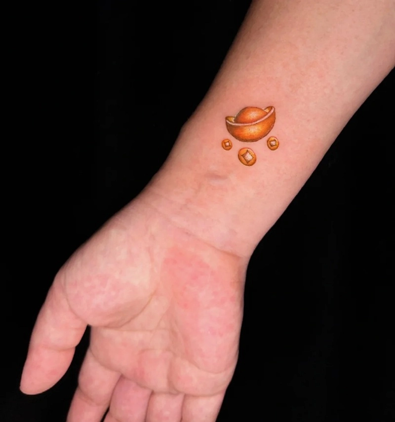 Tattoo mini phong thủy độc đáo