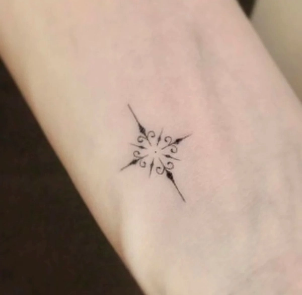 Tattoo ngôi sao phong thủy cute dễ thương