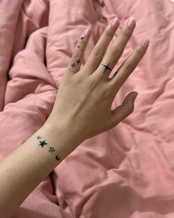 Tattoo ngôi sao phong thủy kiểu Nhật