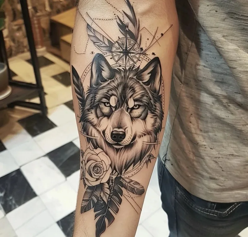 Tattoo quyền lực bản mảnh tinh tế