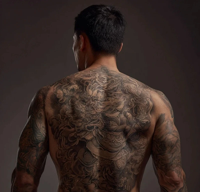 Tattoo quyền lực phong cách Hoàng gia