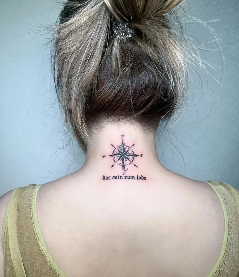 Tattoo sau gáy phong thủy mang tài lộc