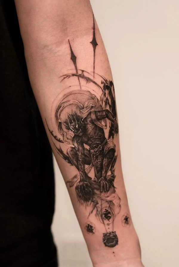 Tattoo thần thoại phong thủy mang sức mạnh