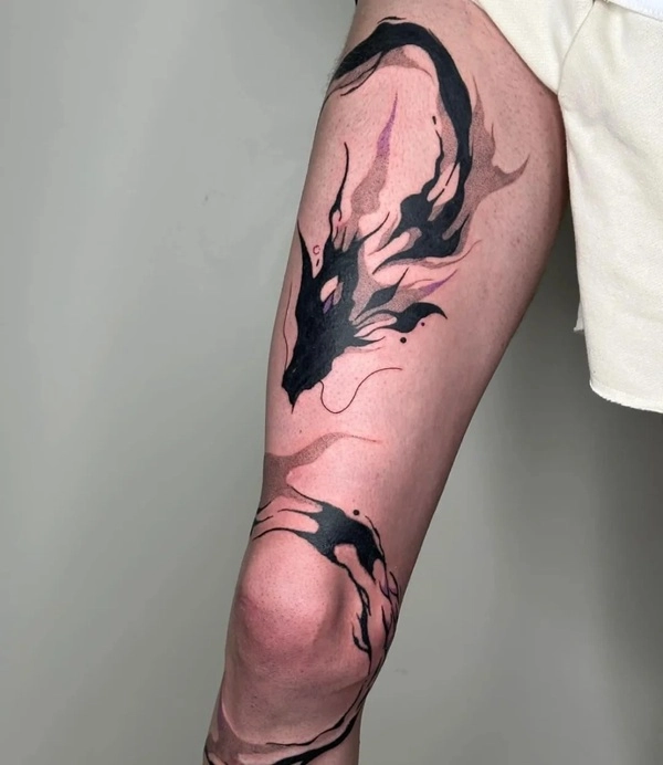 Tattoo thần thoại phong thủy phong cách Á Đông