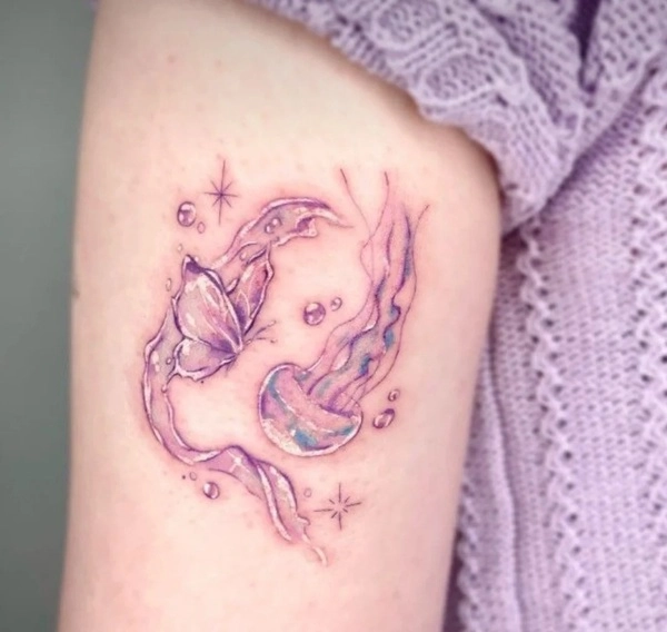 Tattoo thiên nhiên nữ dễ lên hình