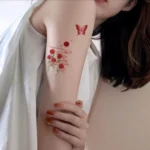 Tattoo thiên nhiên nữ mang ánh sáng thiên nhiên