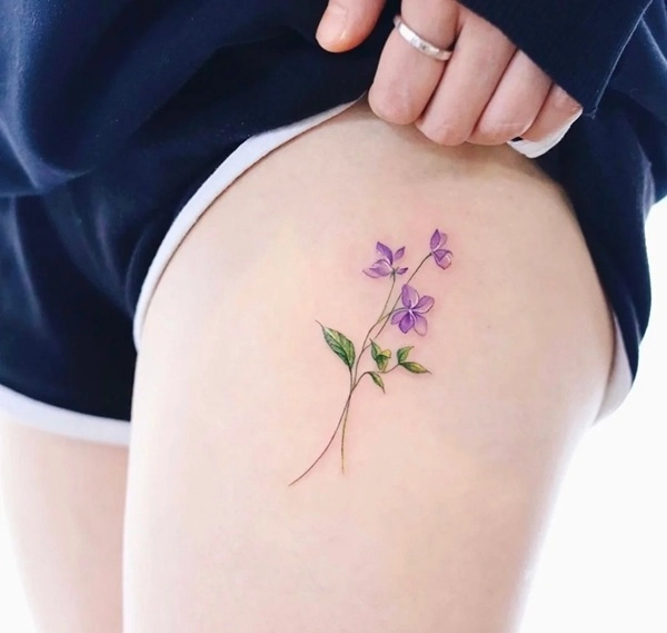 Tattoo thiên nhiên nữ mang thông điệp tích cực