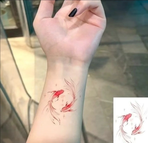 Tattoo thiên nhiên nữ mềm mại thư giãn
