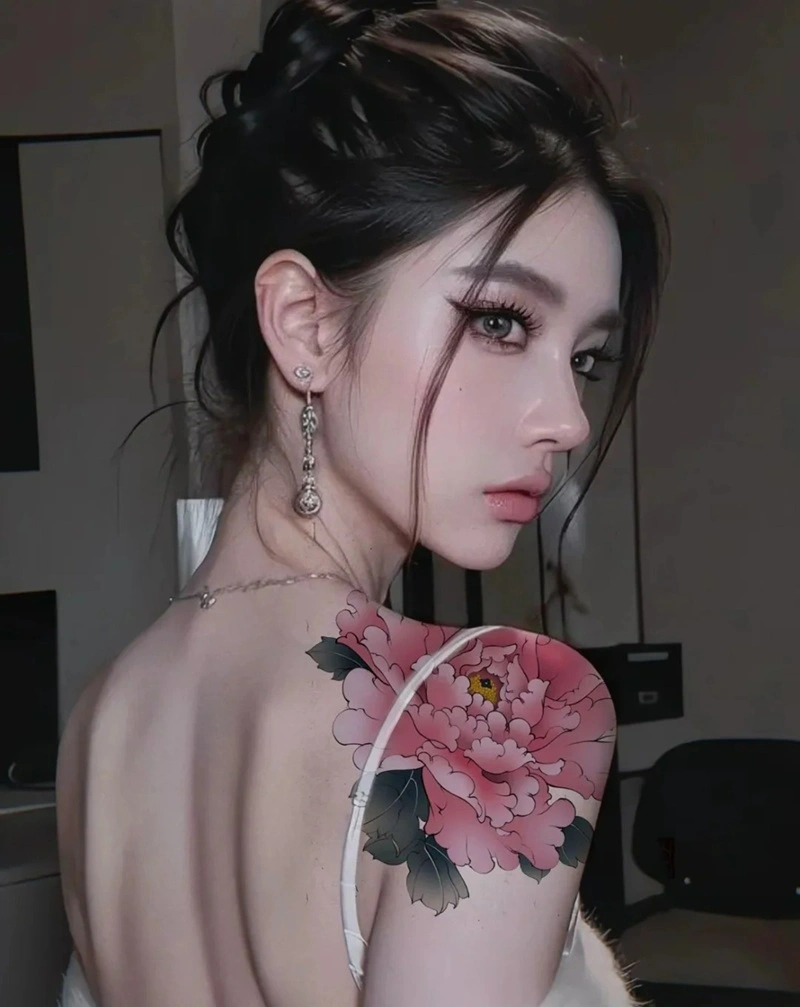 Tattoo vai phong thủy độc đáo