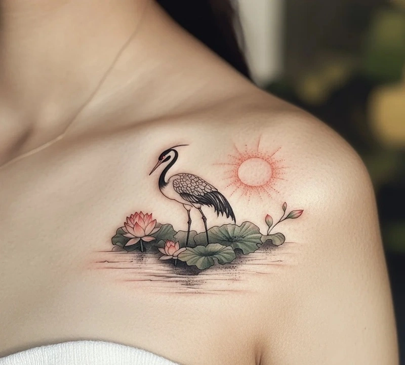 Tattoo vai phong thủy mang tài lộc