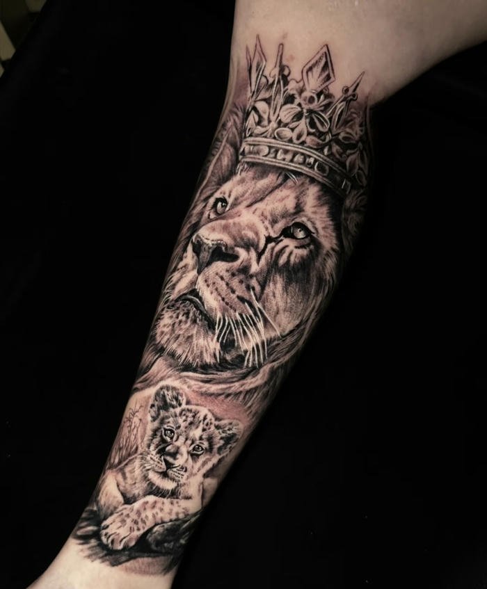 ảnh xăm chiến binh nam độc đáo