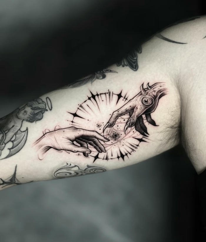 ảnh xăm chiến binh nam gây ấn tượng