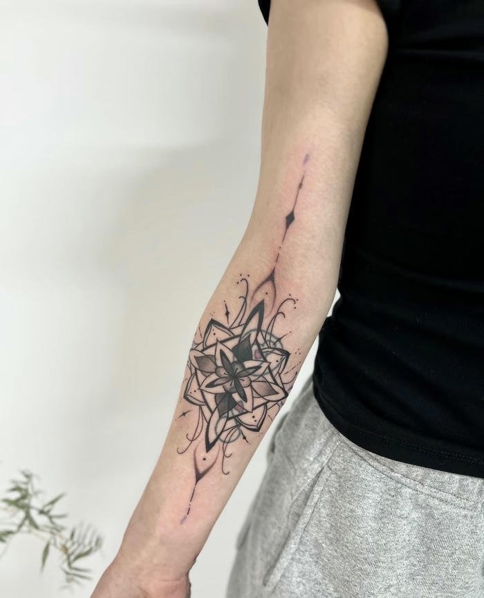 các hình xăm mandala tay