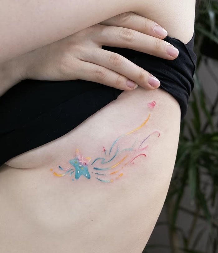 các hình xăm ngôi sao quyến rũ nữ các hình xăm ngôi sao quyến rũ nữ