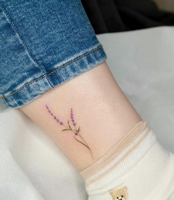 hình ảnh xăm cây cỏ đẹp và nhẹ nhàng