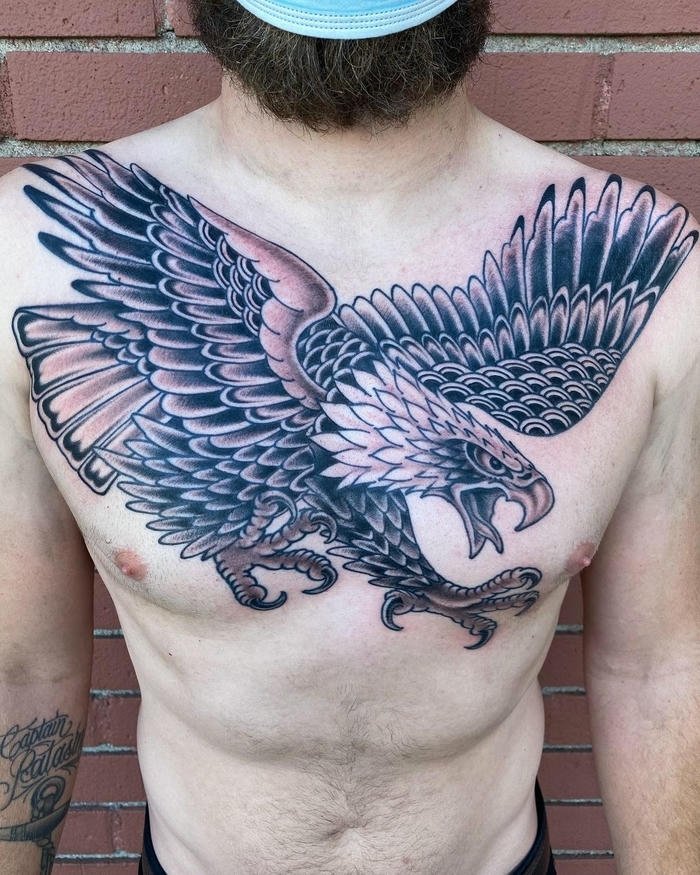 hình xăm đại bàng nam mạnh mẽ hình xăm đại bàng nam mạnh mẽ