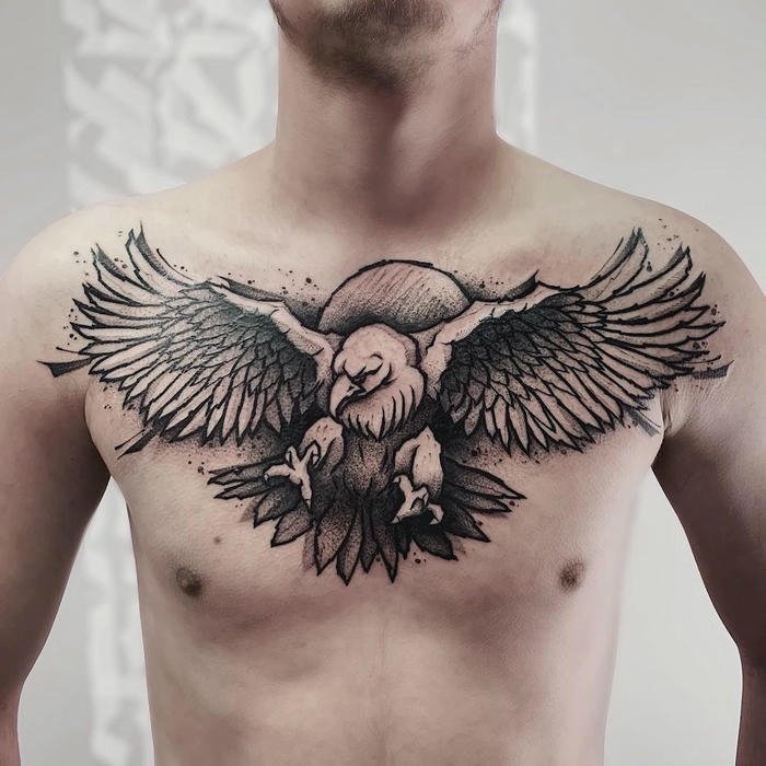 hình xăm đại bàng nam tinh xảo và đẹp mắt hình xăm đại bàng nam tinh xảo và đẹp mắt