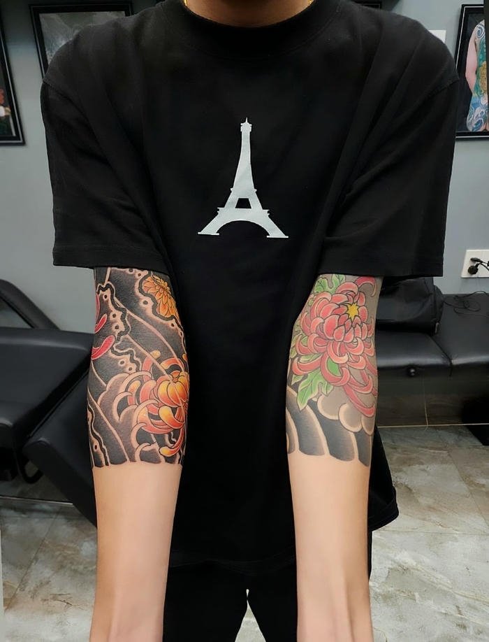 hình xăm hoa văn nam tinh xảo hình xăm hoa văn nam tinh xảo