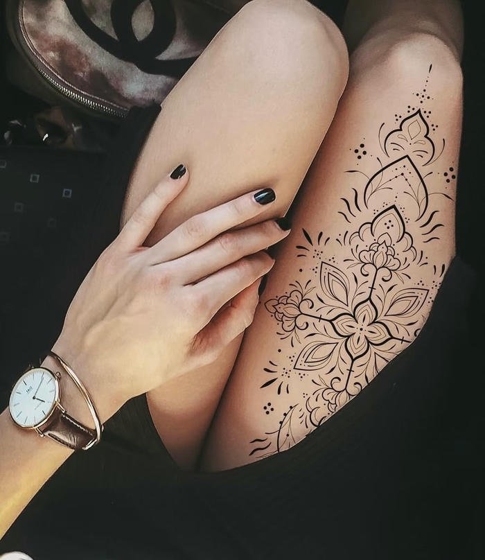 hình xăm mandala nghệ thuật