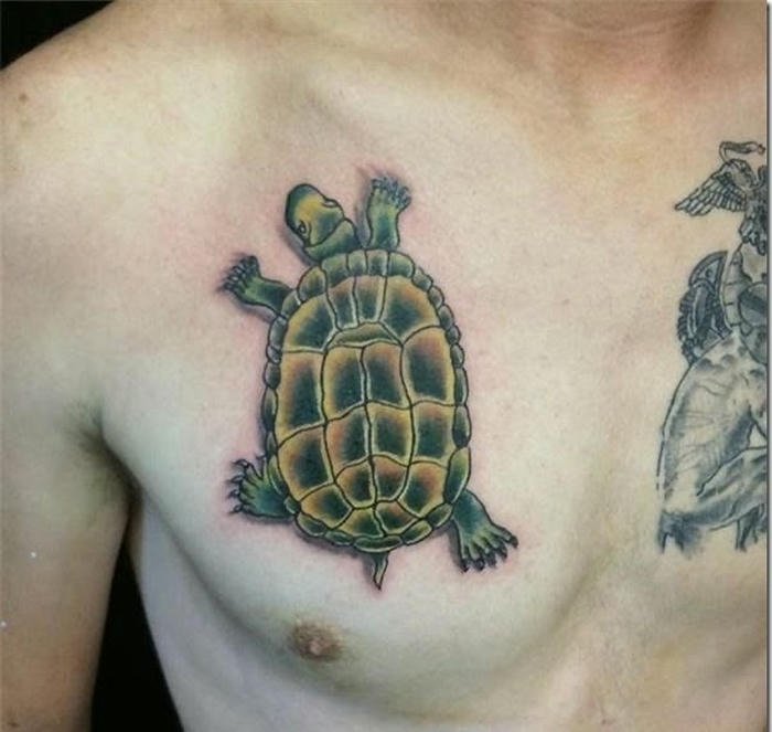 hình xăm rùa mang ý nghĩa may mắn nam