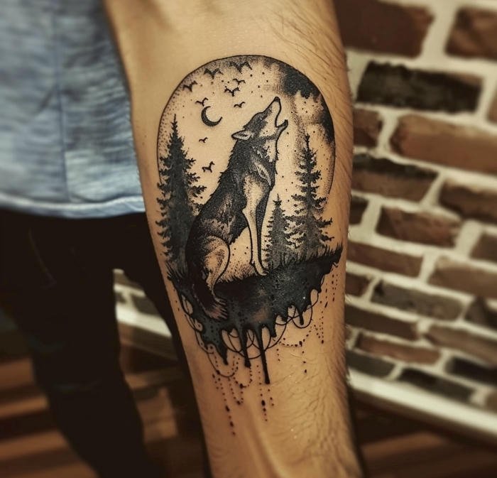 hình xăm sói nam cá tính hình xăm sói nam cá tính