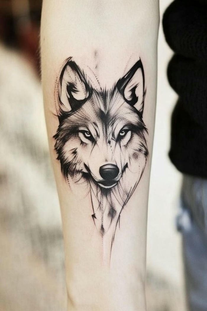 hình xăm sói nam tinh xảo và độc đáo hình xăm sói nam tinh xảo và độc đáo