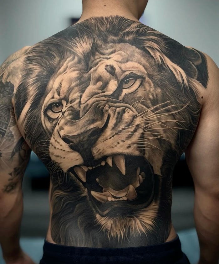 hình xăm sư tử nam mang khí chất hình xăm sư tử nam mang khí chất