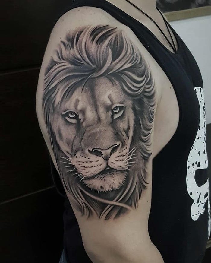 hình xăm sư tử nam tinh tế và nổi bật hình xăm sư tử nam tinh tế và nổi bật
