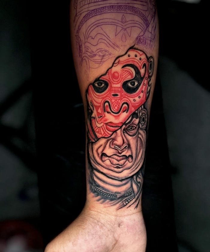 hình xăm thần thoại nam huyền bí