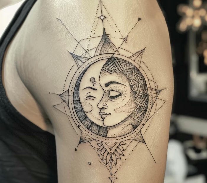 hình xăm thần thoại nam tinh xảo