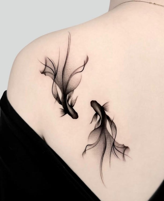 mẫu hình xăm cá chép đẹp