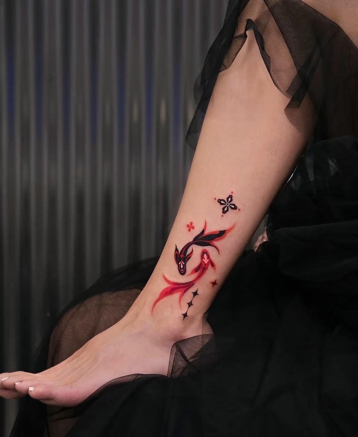 mẫu hình xăm cá chép