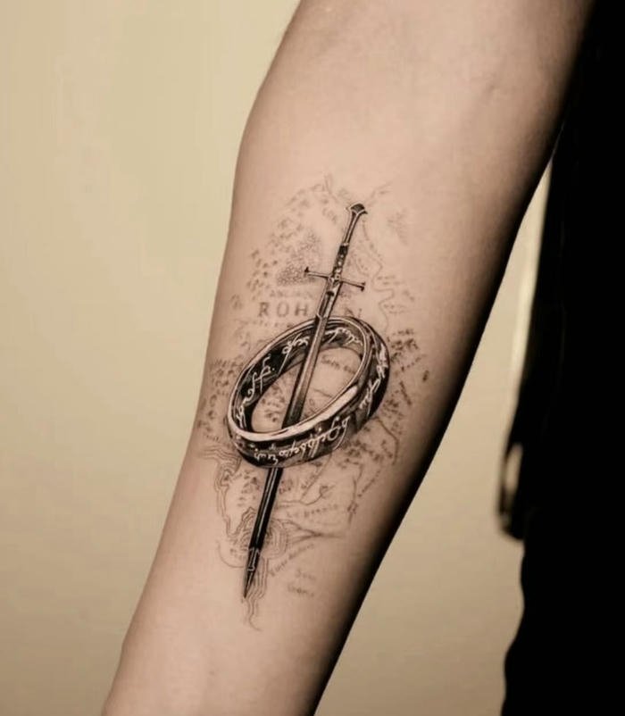 mẫu hình xăm kim loại nam thời thượng