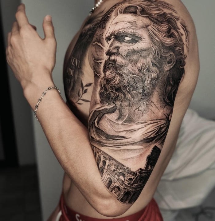 mẫu hình xăm thần thoại nam đẹp