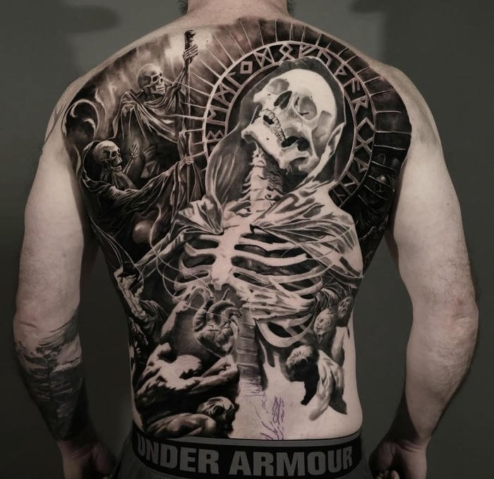 mẫu hình xăm thần thoại nam sáng tạo