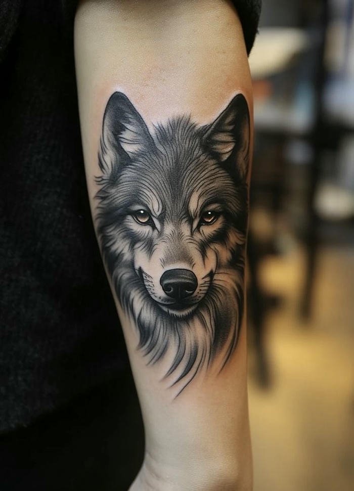 mẫu xăm sói nam tinh tế mẫu xăm sói nam tinh tế