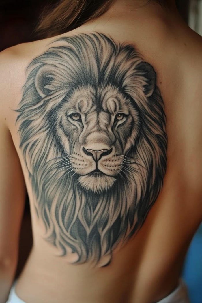 mẫu xăm sư tử nam tinh tế mẫu xăm sư tử nam tinh tế