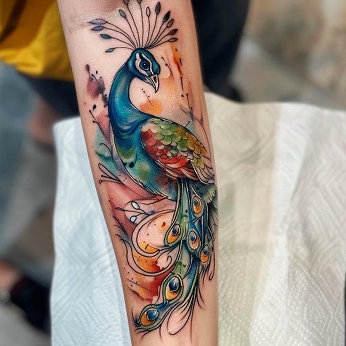 những hình xăm chim công đẹp những hình xăm chim công đẹp