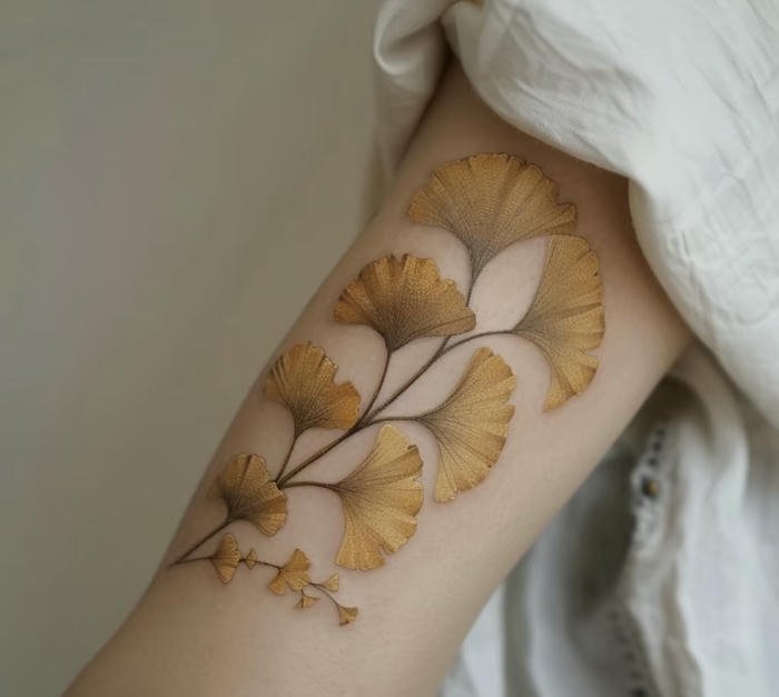 những hình xăm lá cây nhẹ nhàng và ý nghĩa