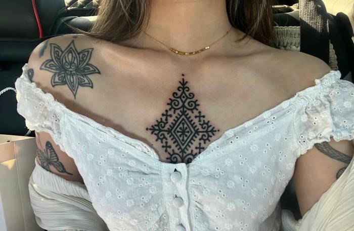 những hình xăm mandala nữ