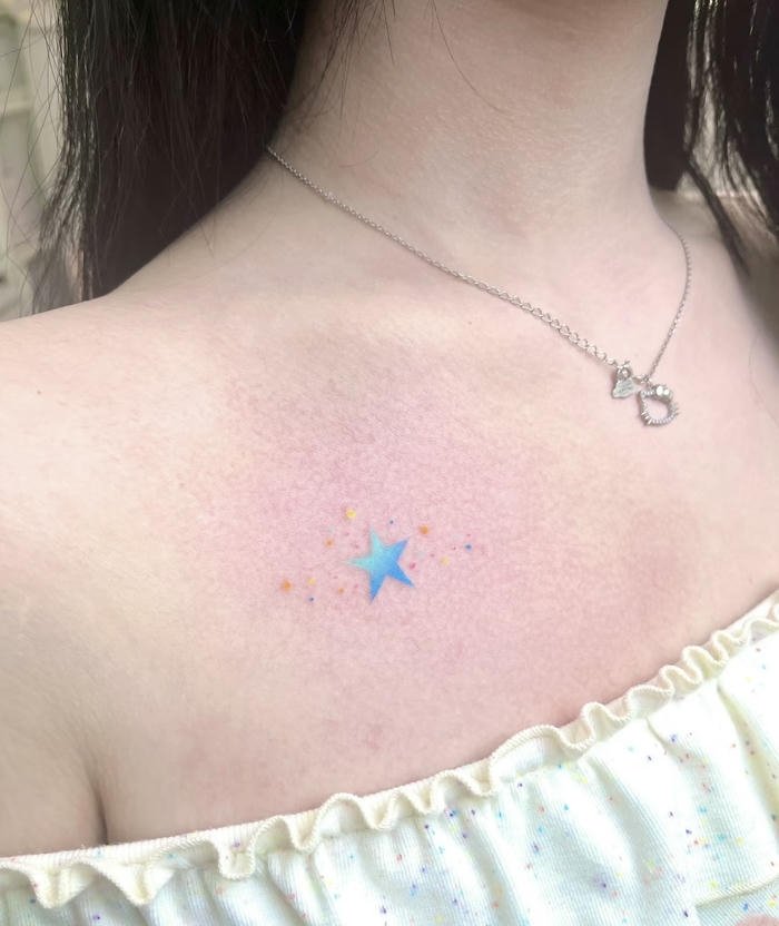 những hình xăm ngôi sao mini đẹp nữ những hình xăm ngôi sao mini đẹp nữ