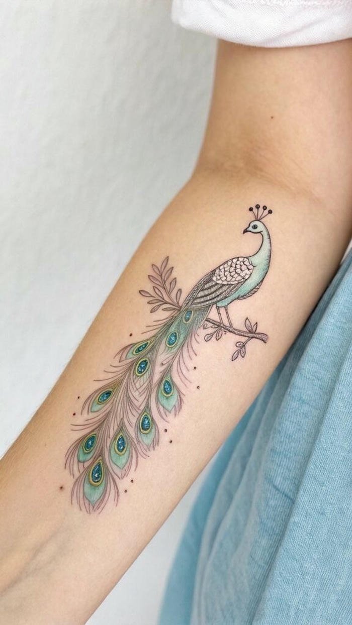 tattoo chim công đẹp tattoo chim công đẹp