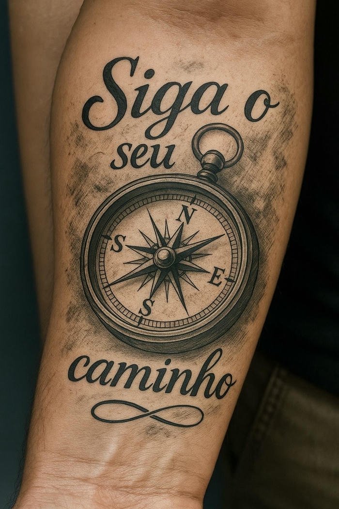 tattoo đồng hồ nam phong cách