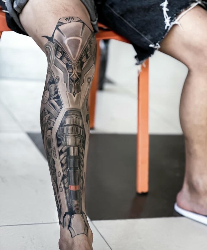 tattoo kim loại nam phong cách độc lạ