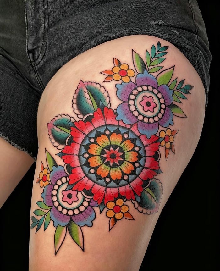 tattoo mandala nghệ thuật
