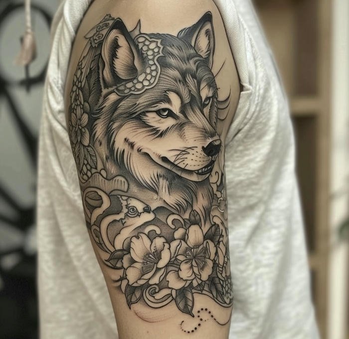 tattoo sói nam thể hiện cá tính riêng tattoo sói nam thể hiện cá tính riêng