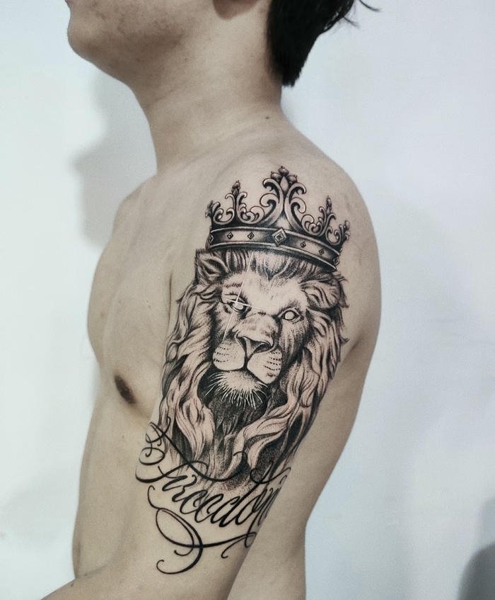 tattoo sư tử nam đậm chất nghệ thuật tattoo sư tử nam đậm chất nghệ thuật