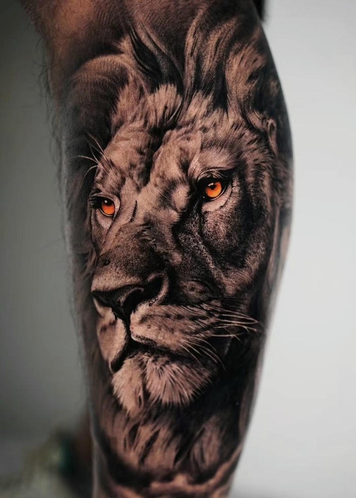 tattoo sư tử nam đậm phong thái quyền lực tattoo sư tử nam đậm phong thái quyền lực