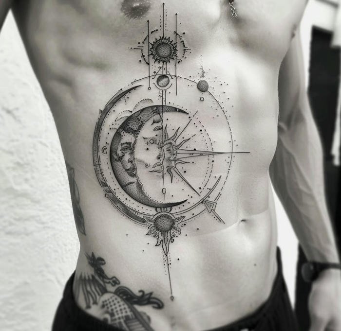 tattoo thần thoại nam biểu đạt khí chất